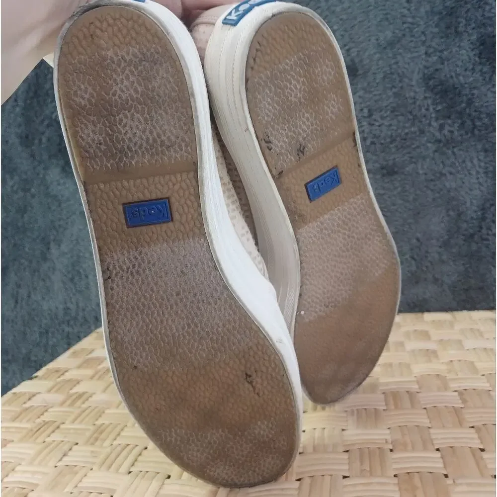 Keds Triple Decker Matte Shine Slip-On Sneakers Pink Size 6